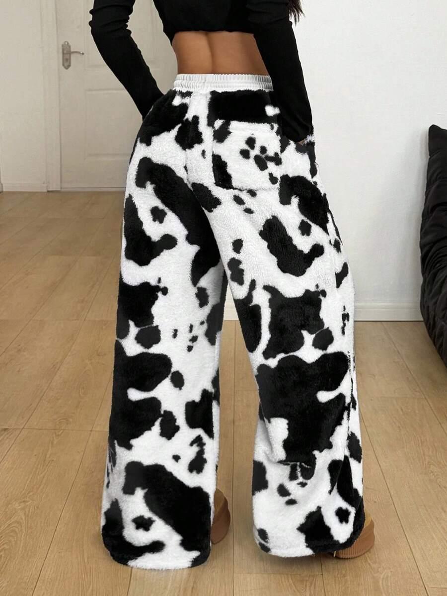 spodnie animal print casual