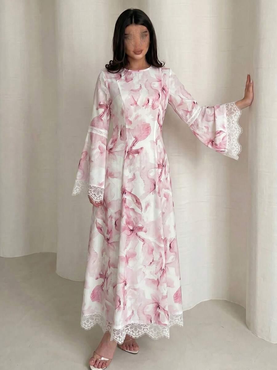 MAXI SUKIENKA KWIATY