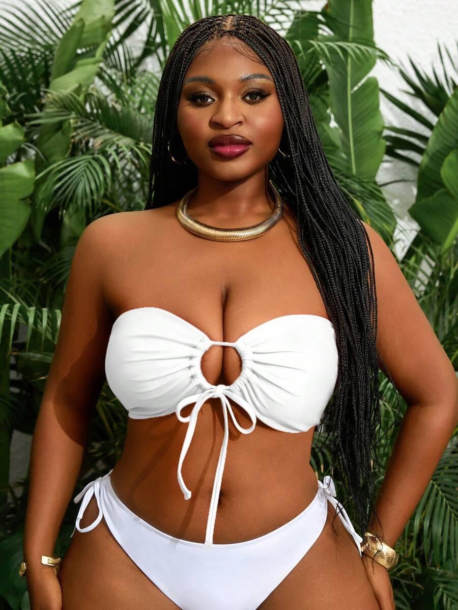 biała góra od bikini