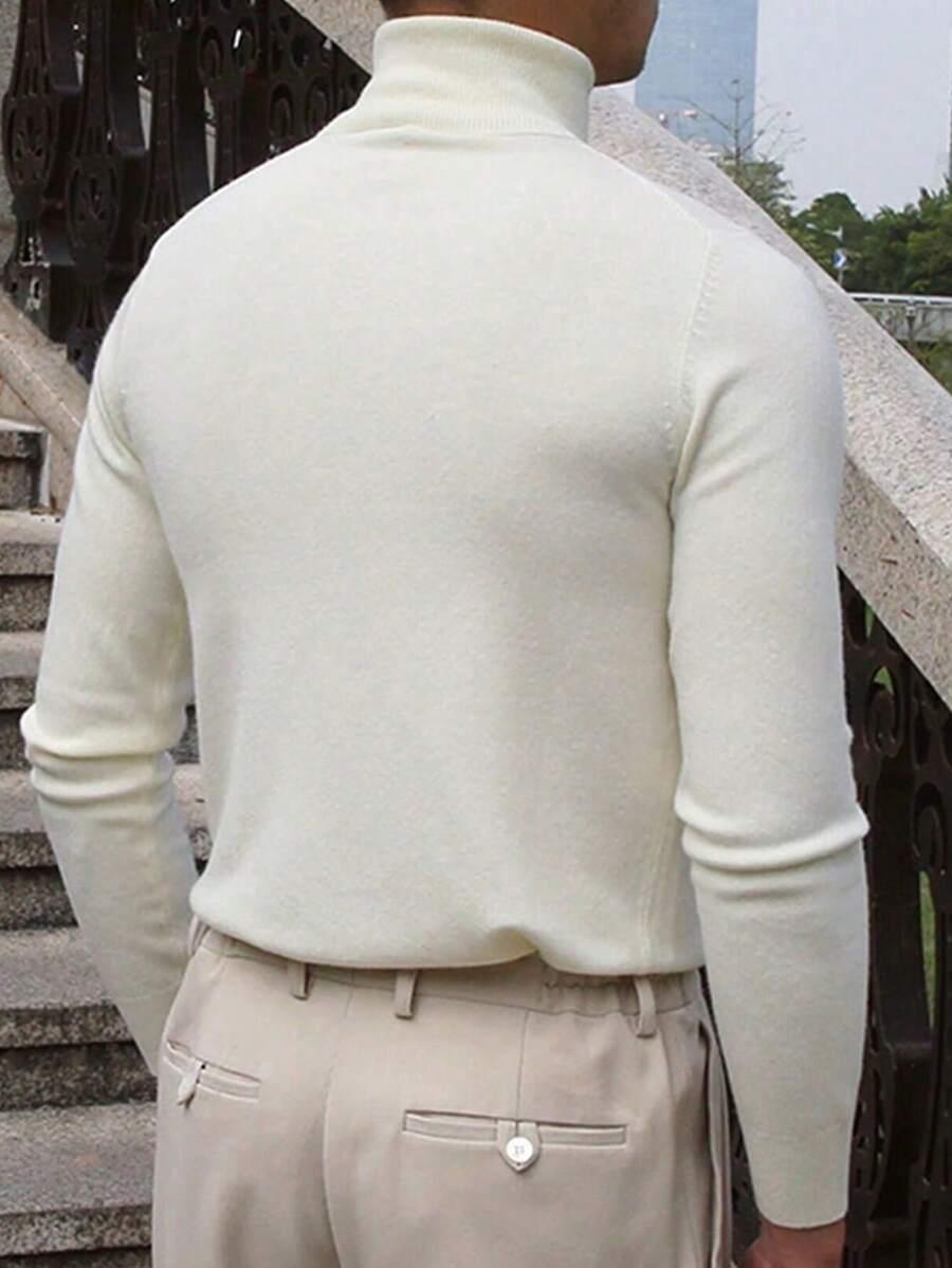 BIAŁY SWETER GOLF