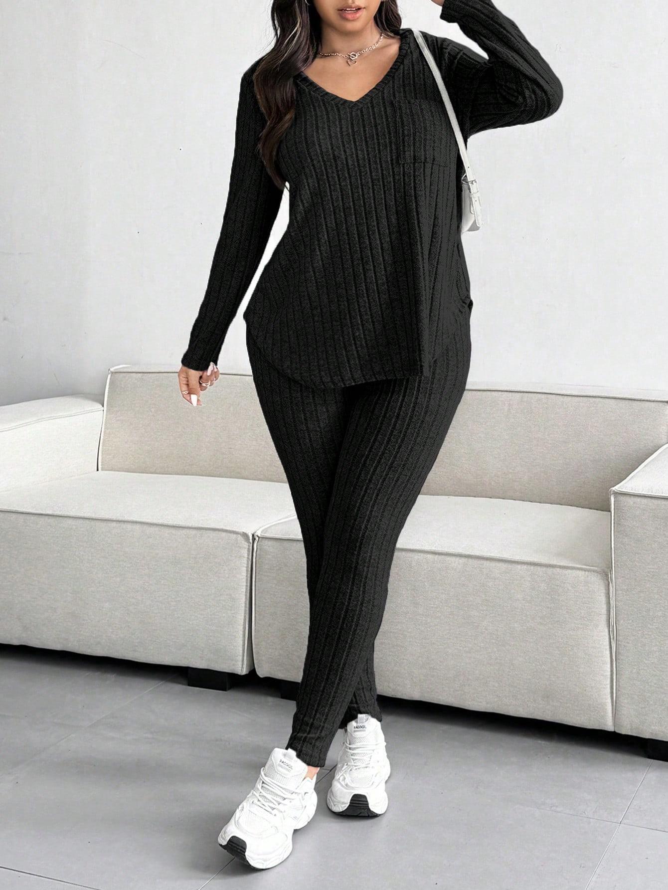 CZARNE SPODNIE CASUAL