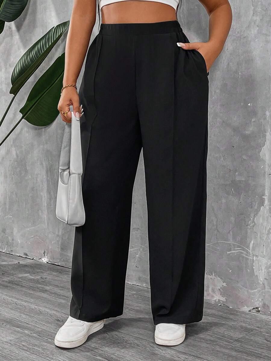 CZARNE SPODNIE CASUAL