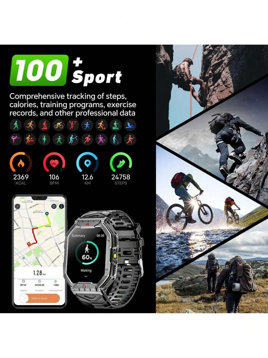 czarny zegarek smartwatch 