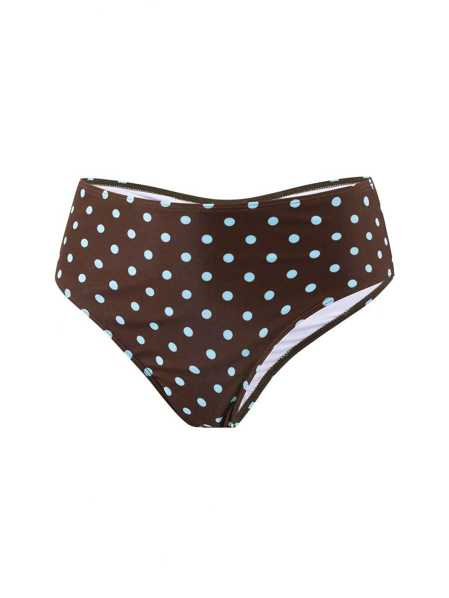 dół od bikini groszki