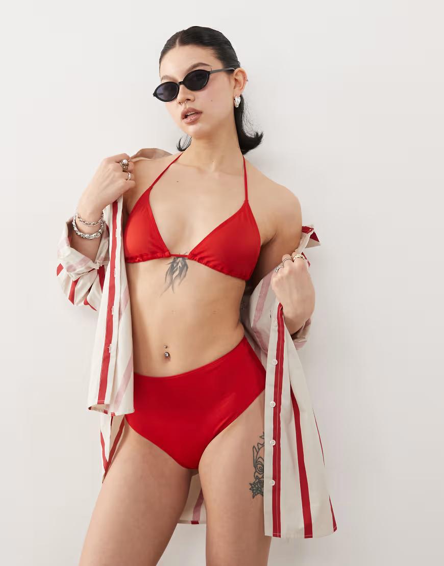 CZERWONY DÓŁ OD BIKINI