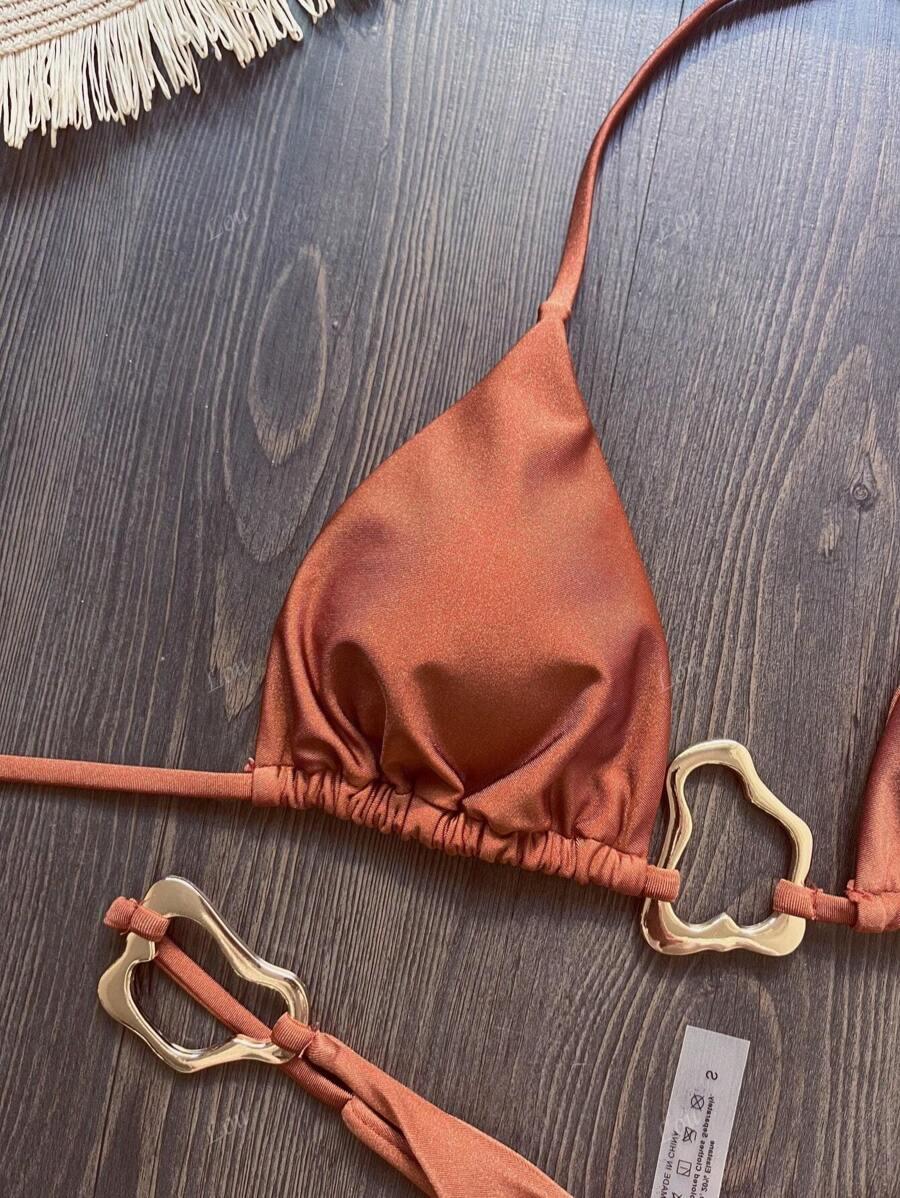 brązowy dół od bikini