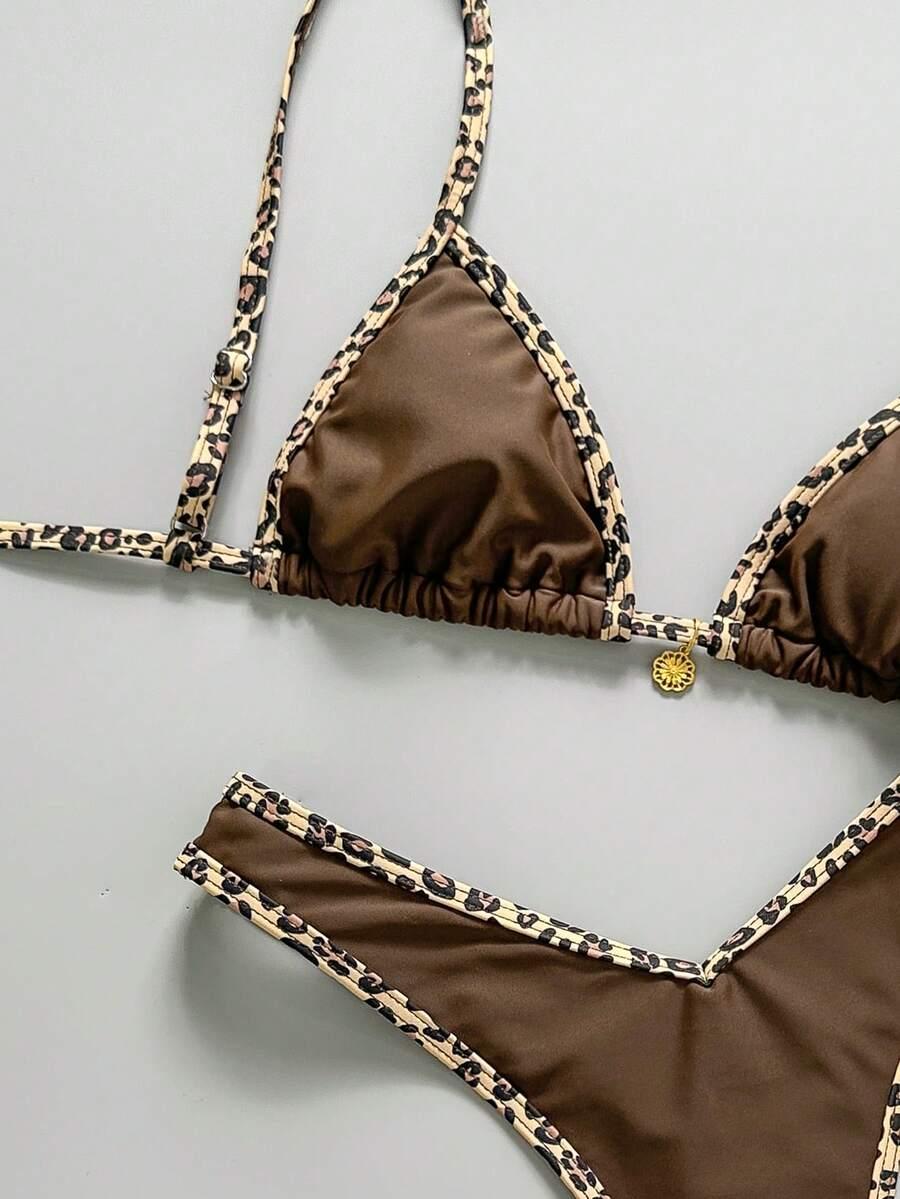 DWUCZĘŚCIOWY STRÓJ KĄPIELOWY ANIMAL PRINT