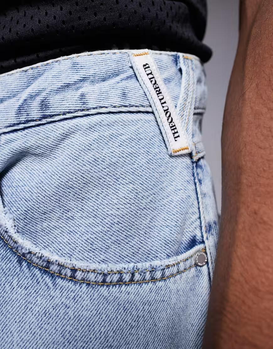 NIEBIESKIE SPODENKI JEANS