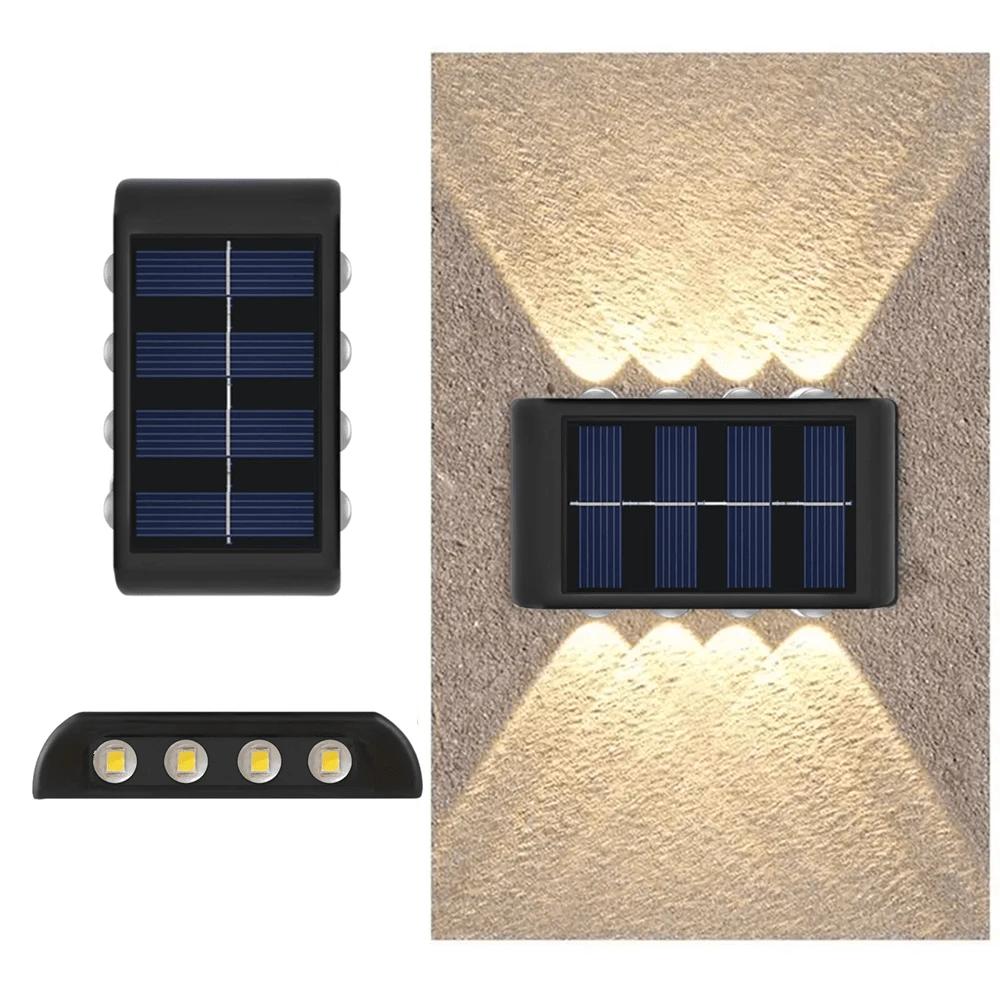 czarna lampka solarna