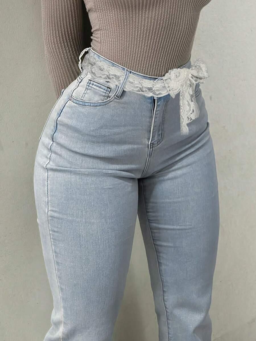 NIEBIESKIE SPODNIE JEANS
