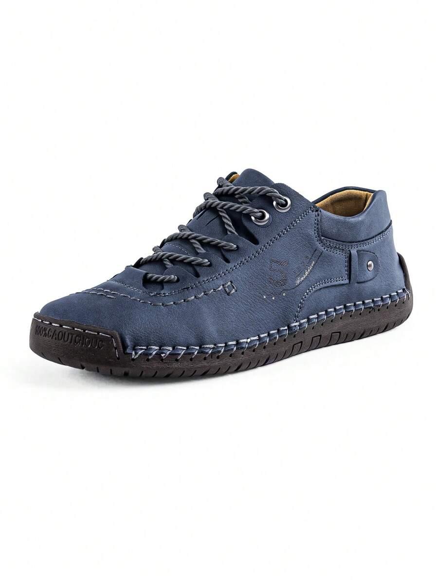 NIEBIESKIE SZNUROWANE BUTY