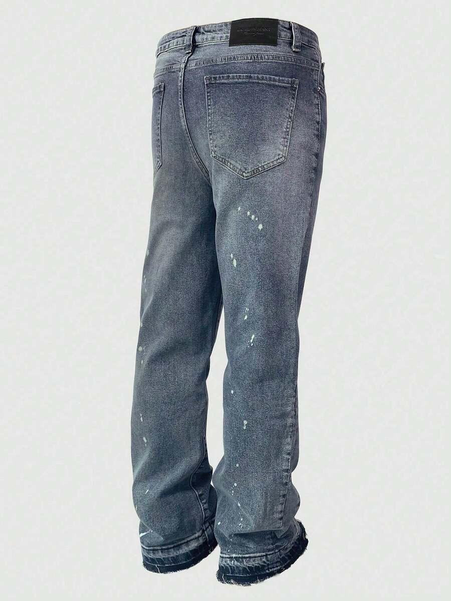 NIEBIESKIE SPODNIE JEANS