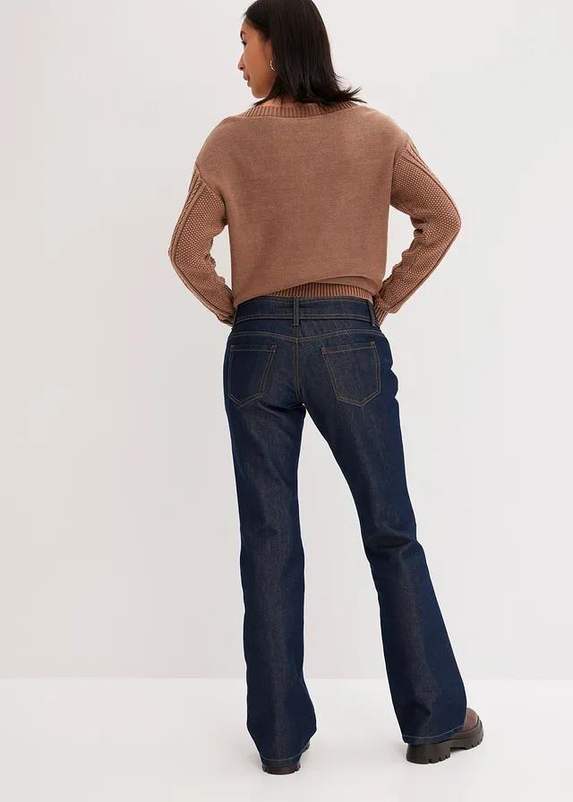 SPODNIE JEANS DZWONY 