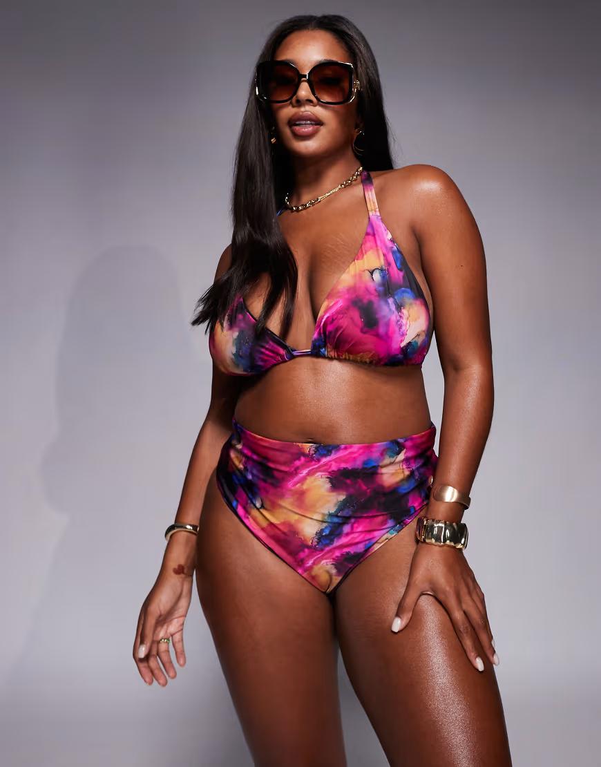 DÓŁ OD BIKINI WYSOKI STAN WZÓr