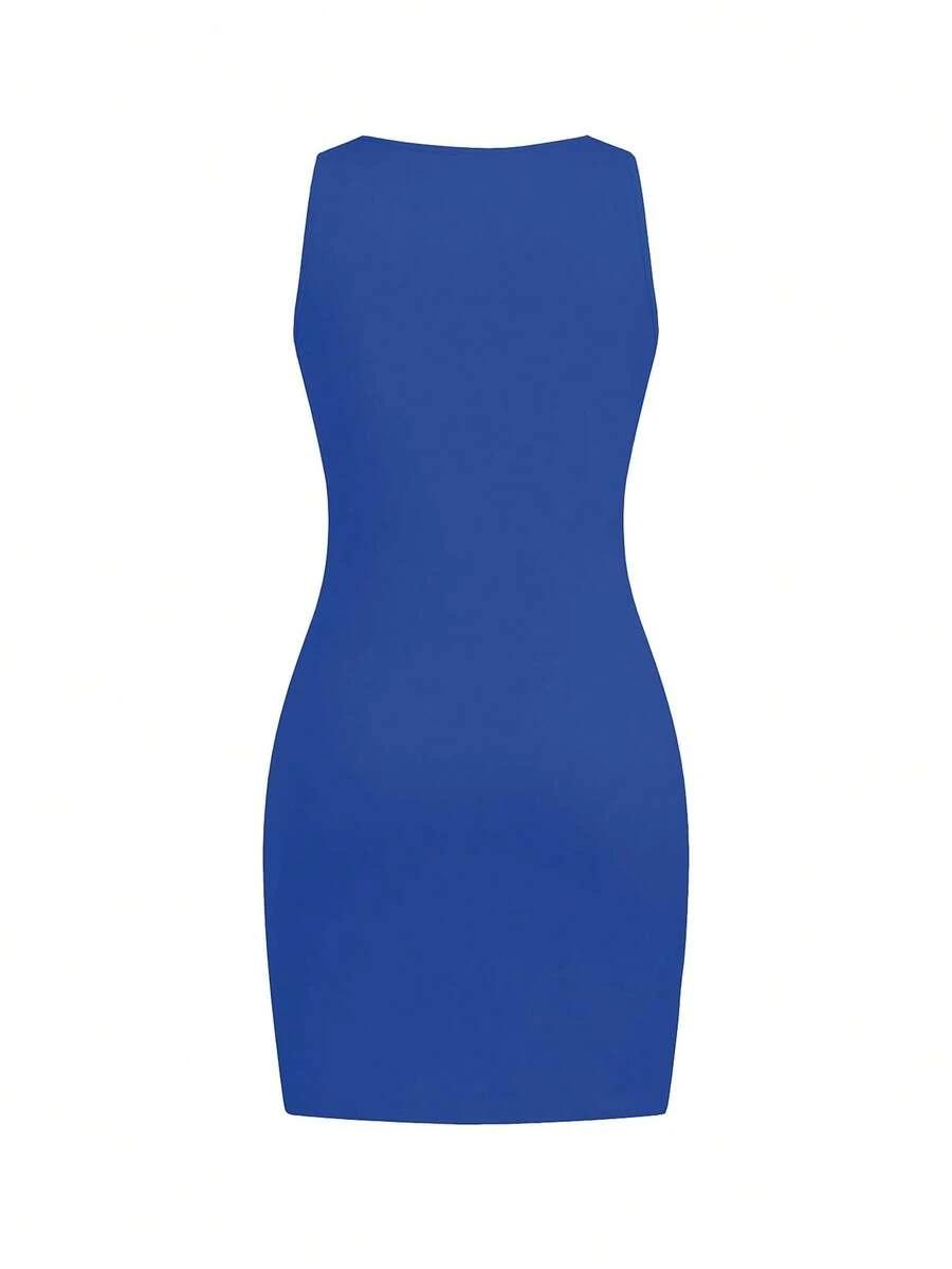 NIEBIESKA MINI SUKIENKA 