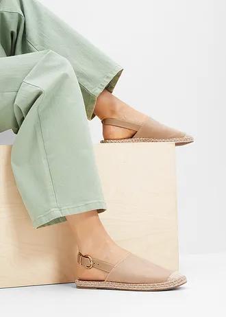 ESPADRYLE Z ODKRYTYĄ PIĘTĄ