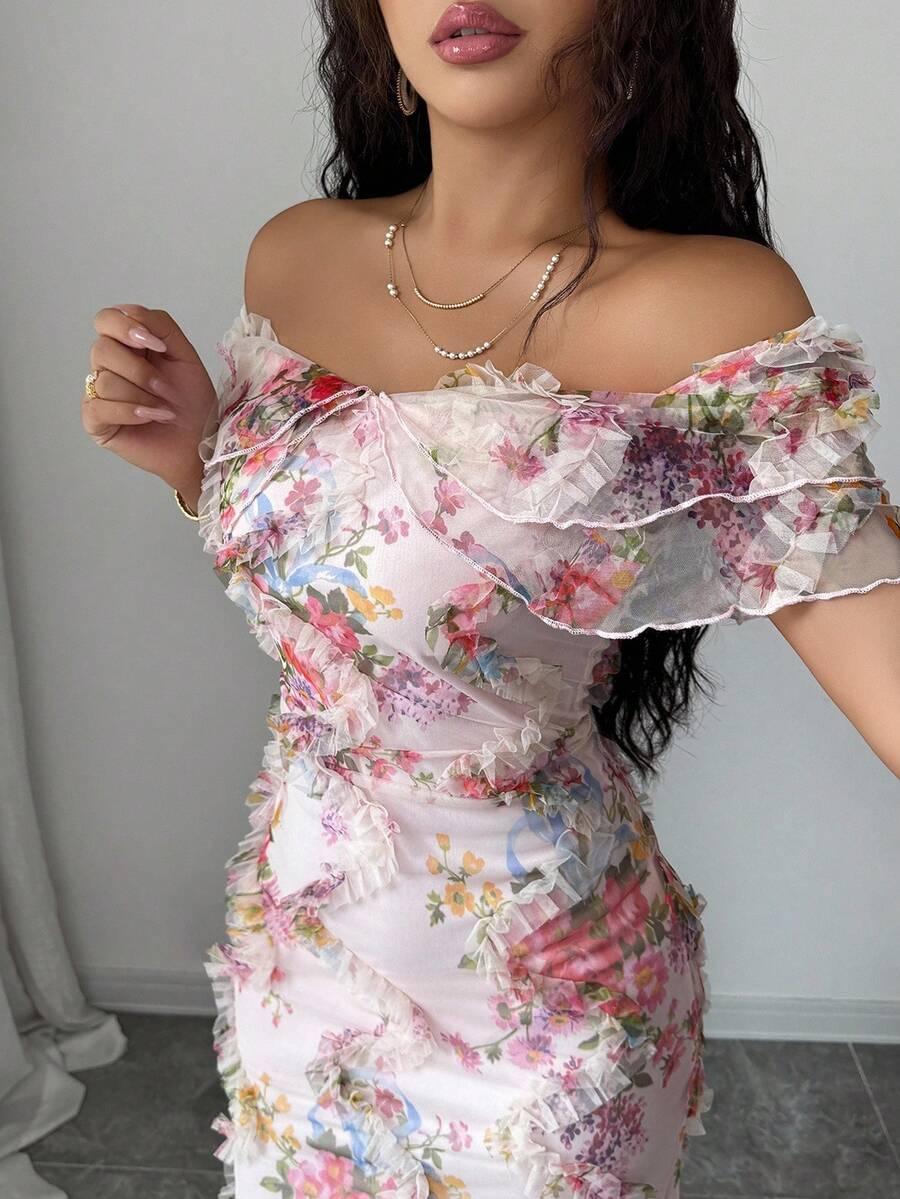 maxi sukienka w kwiaty