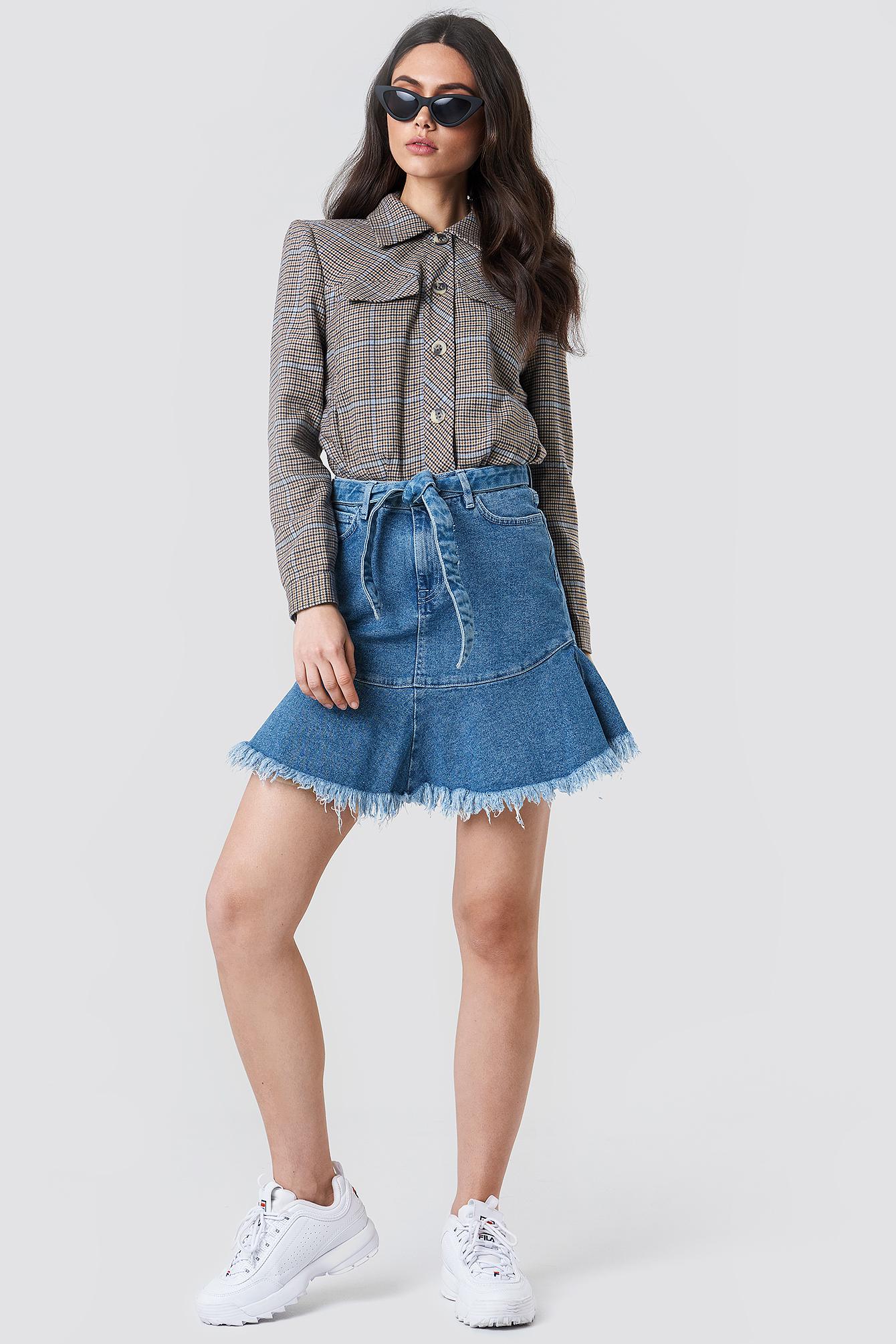 MINI SPÓDNICA JEANS