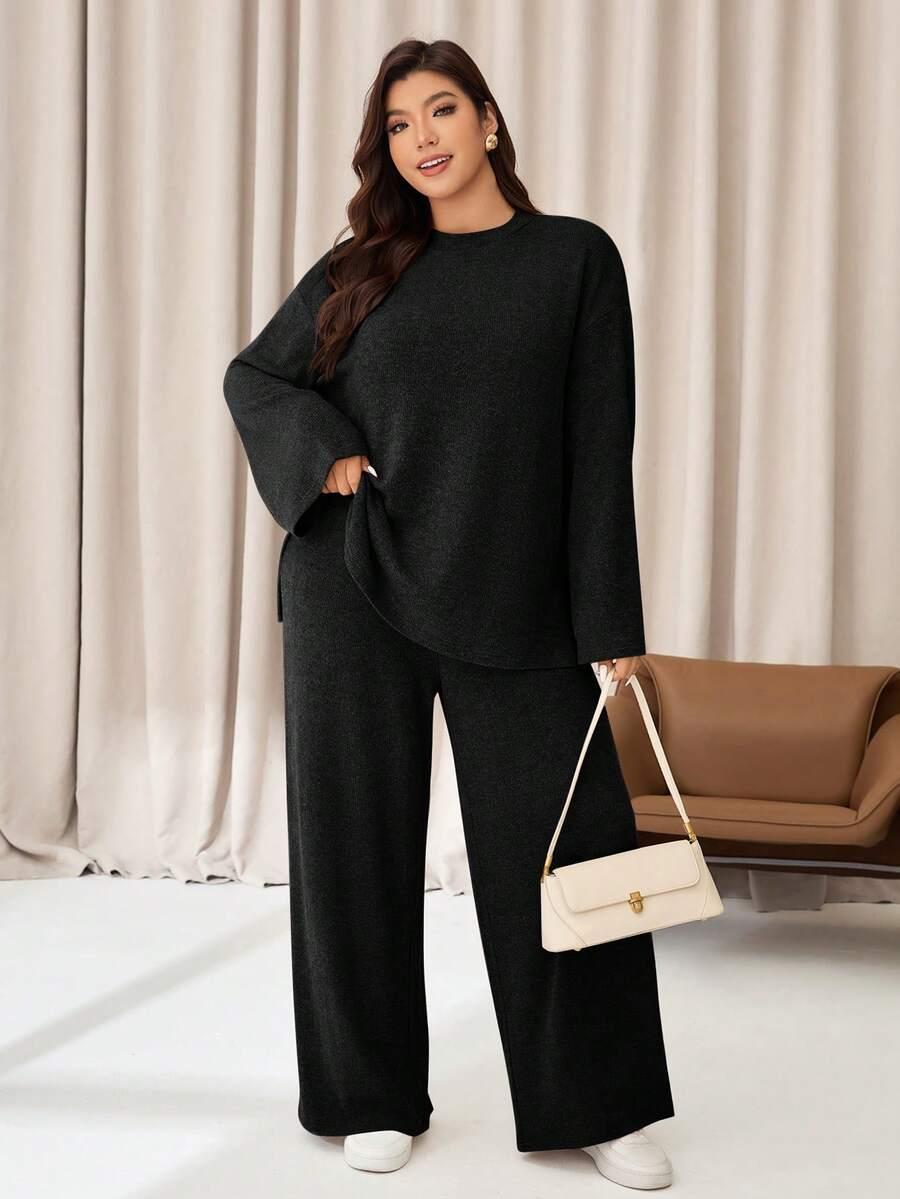 sweter spodnie komplet