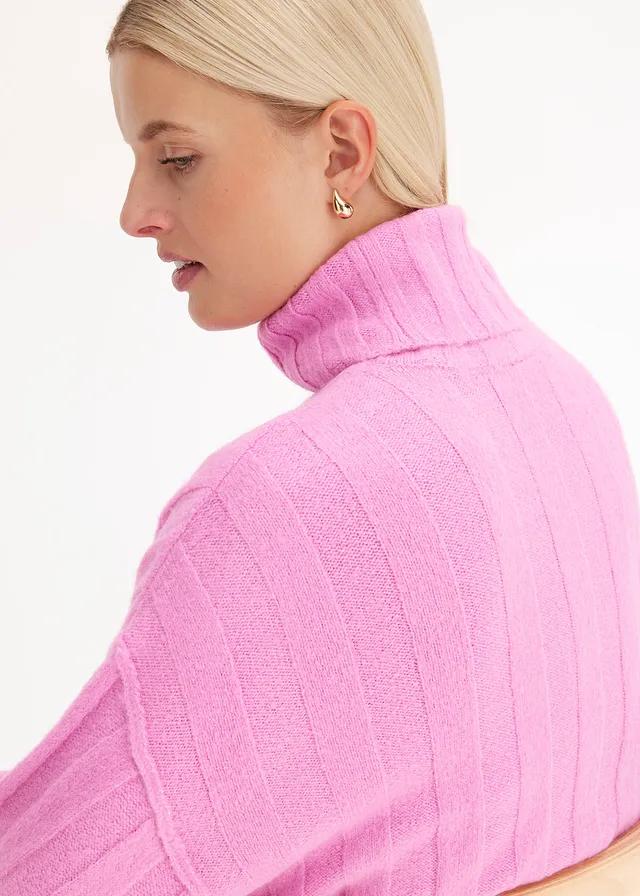 RÓŻOWY SWETER GOLF