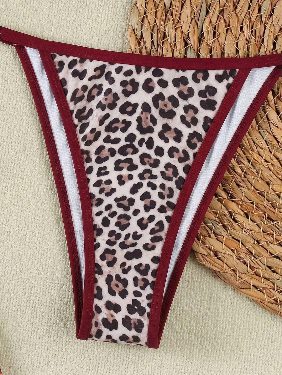 TRZYCZĘŚCIOWY STRÓJ KĄPIELOWY ANIMAL PRINT