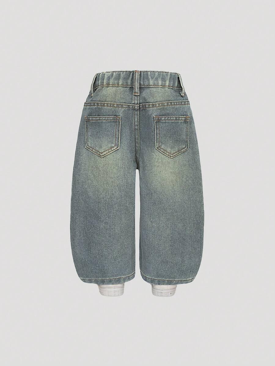 SPODNIE JEANS PROSTA NOGAWKA