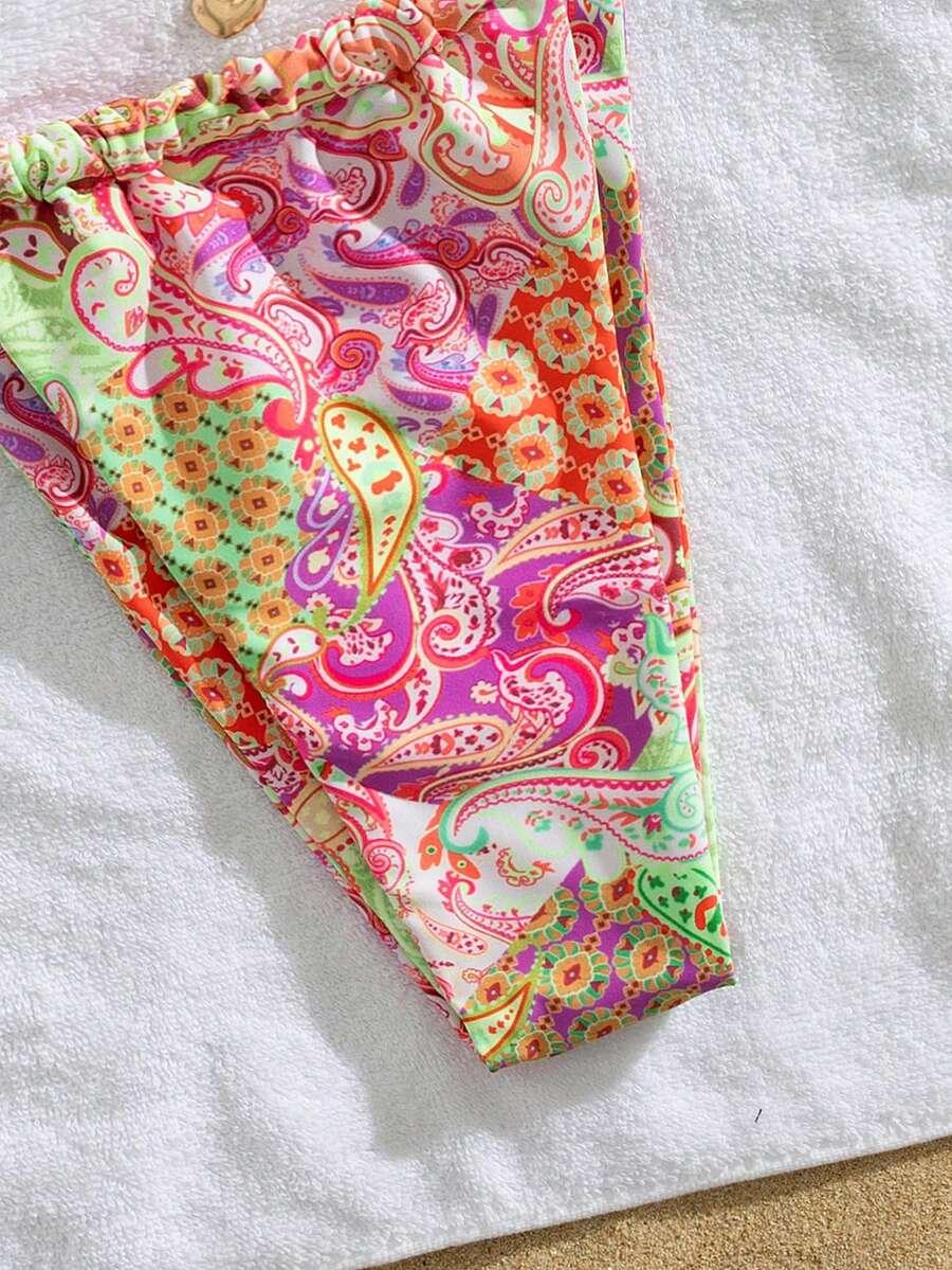 DWUCZĘŚCIOWY STRÓJ KĄPIELOWY  mix wzorów