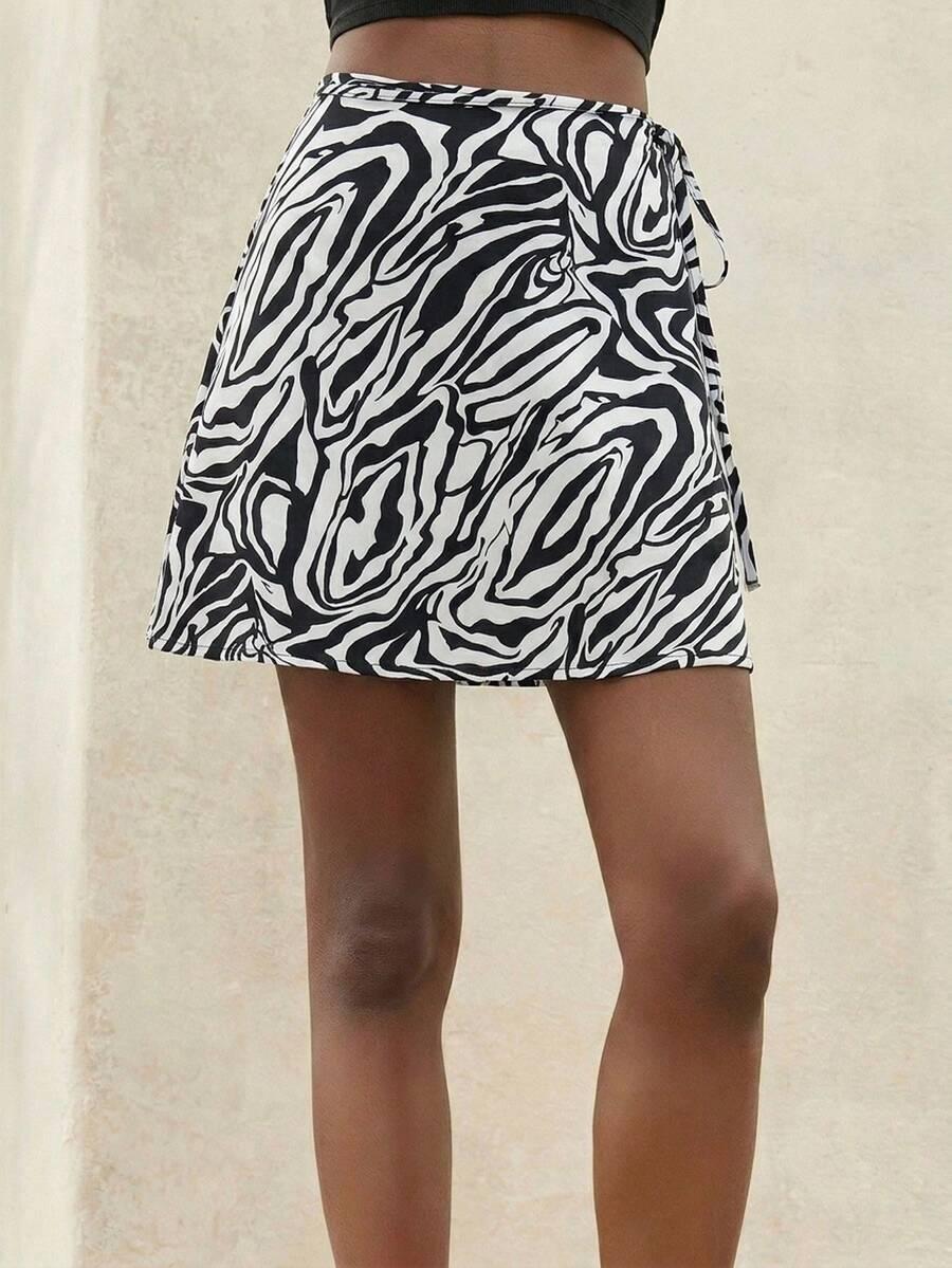 spódnica mini print