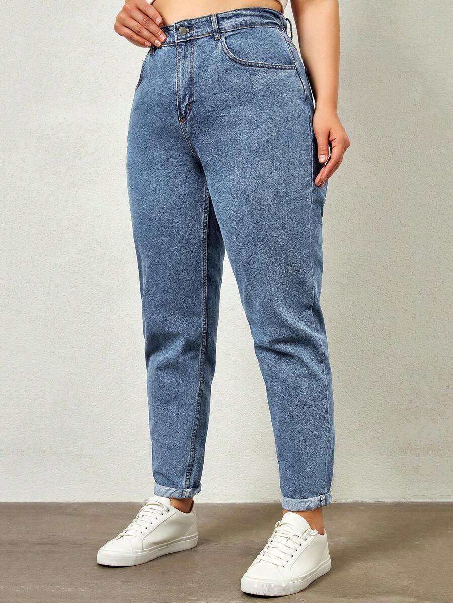 niebieskie spodnie jeans 