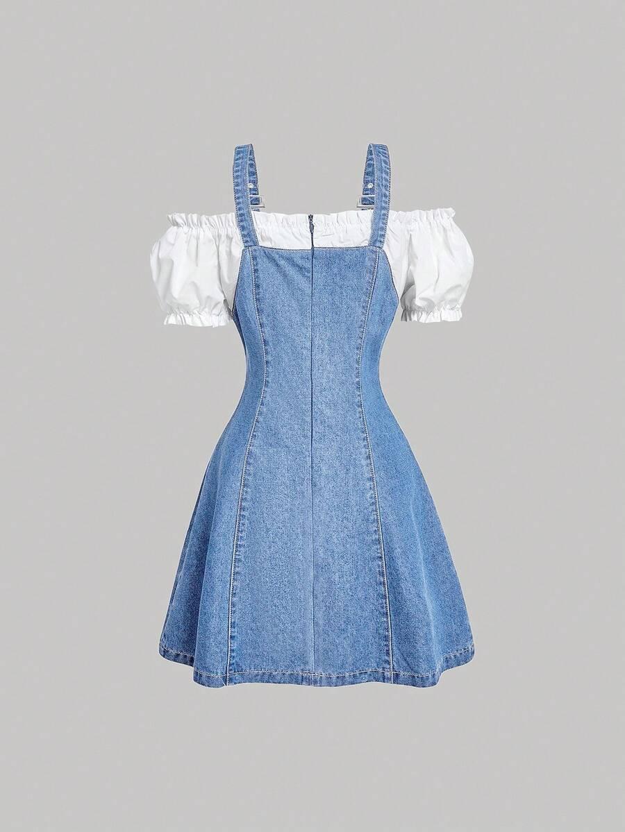 MINI SUKIENKA JEANS
