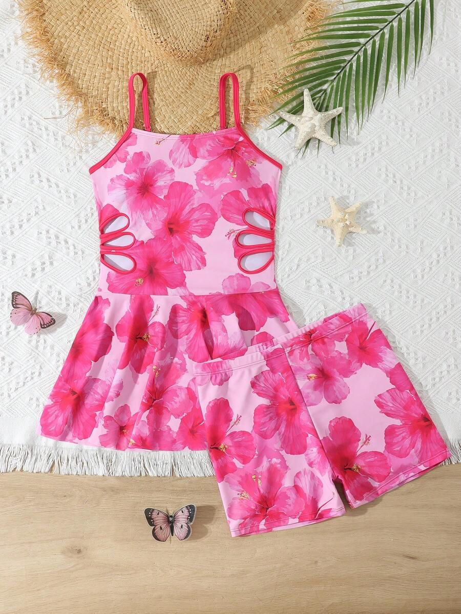TANKINI DZIEWCZĘCE DWUCZĘŚCIOWE