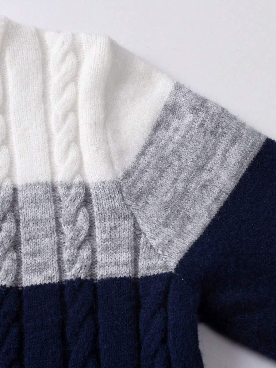 sweter w paski tekstura 