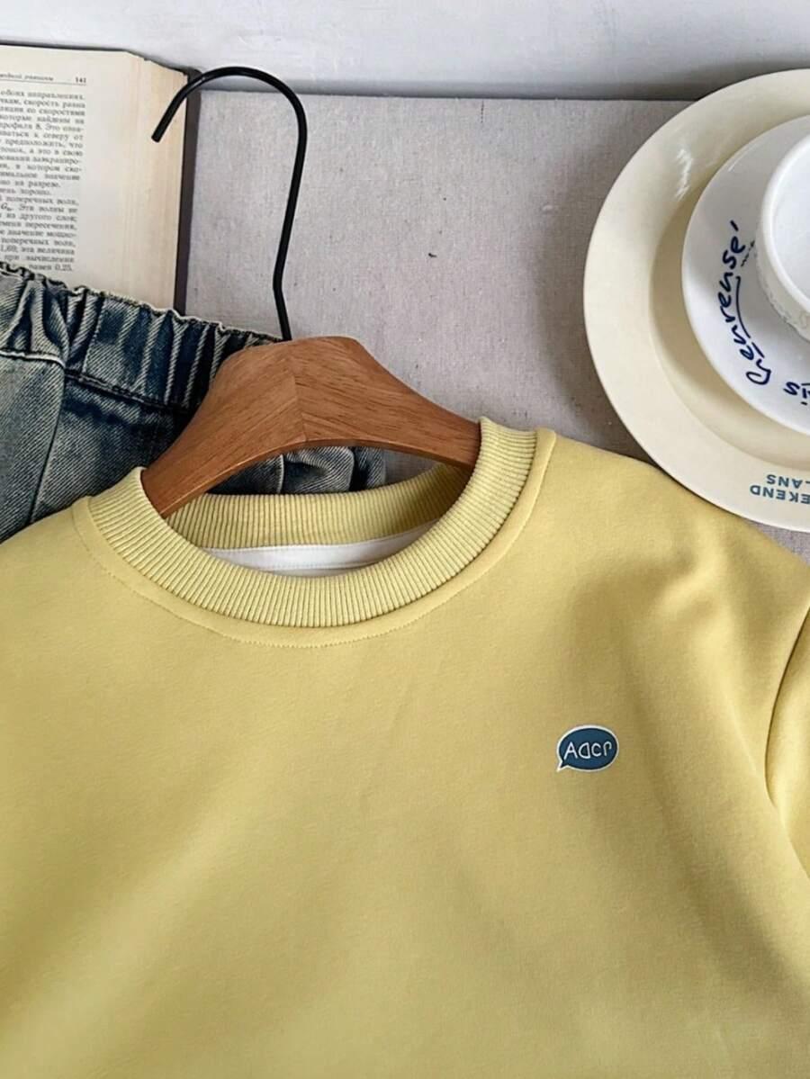 żółta bluza nadruk 
