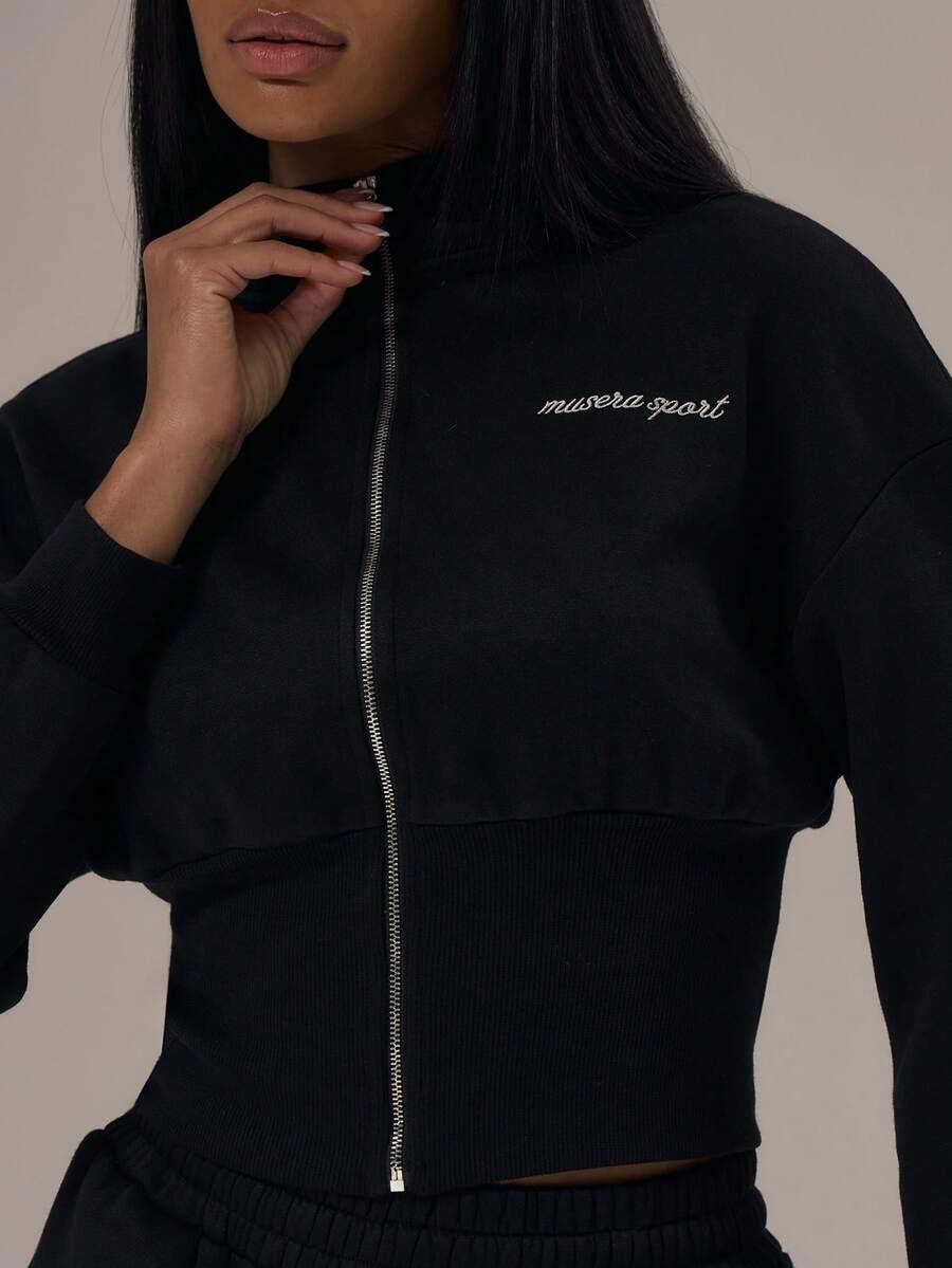 czarna bluza zamek