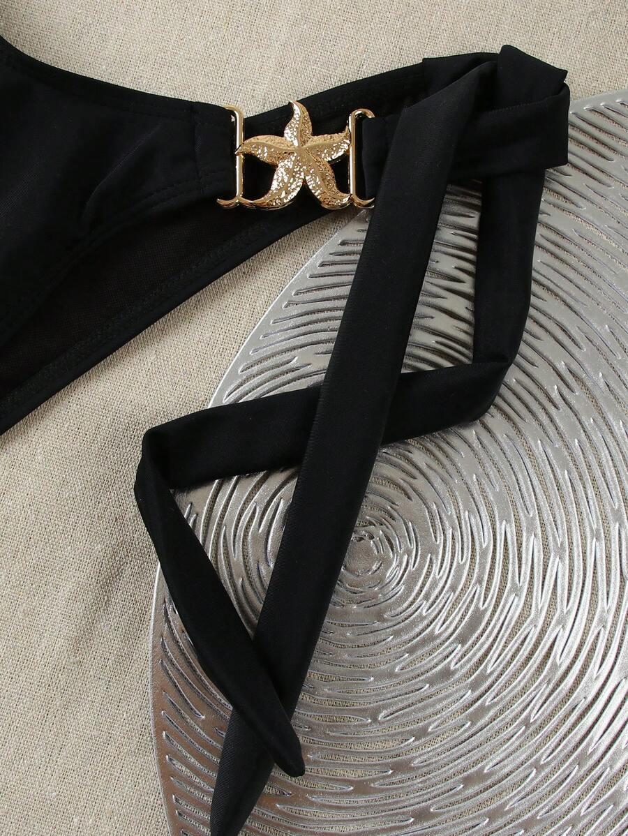 czarny dół od bikini