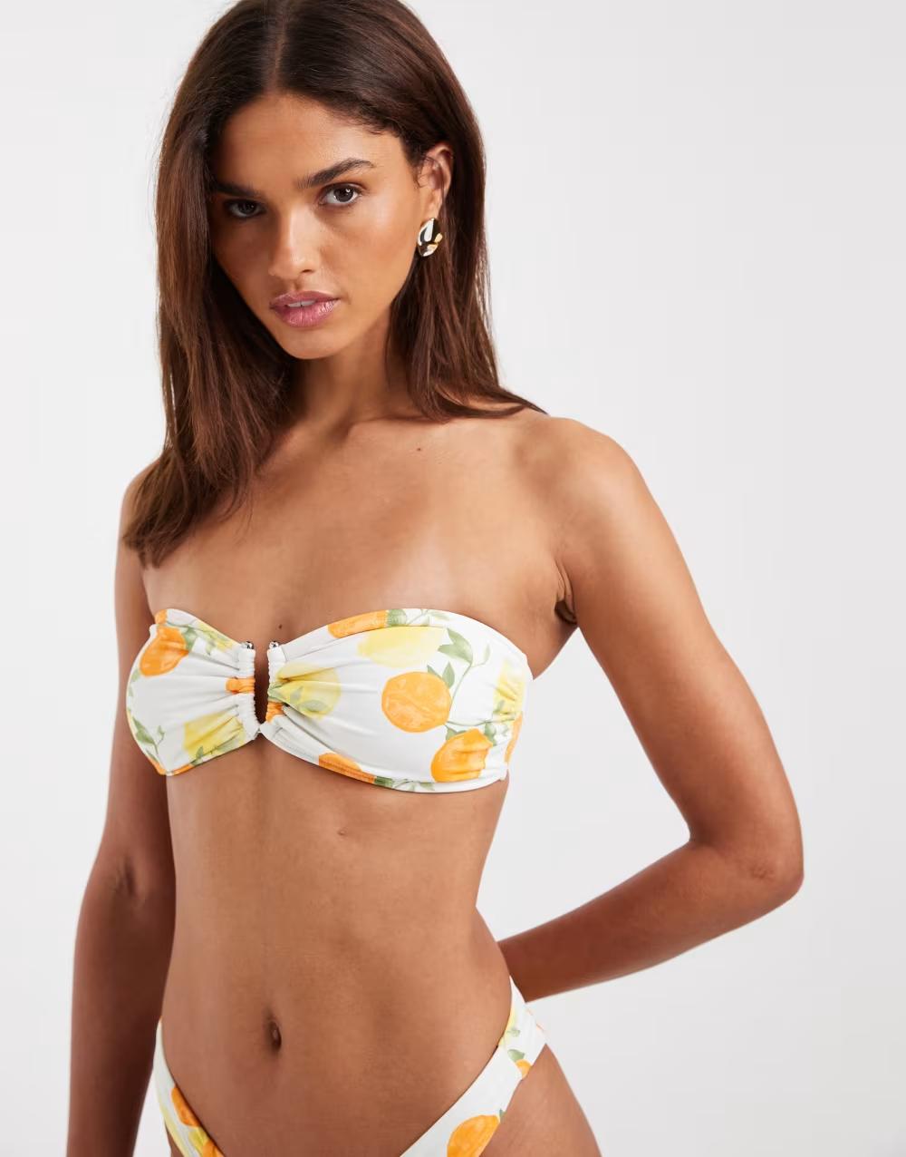 góra od bikini nadruk