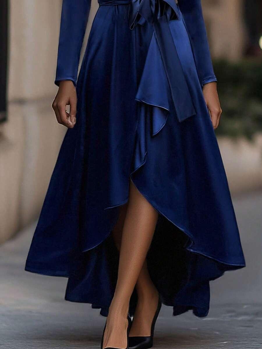 NIEBIESKA MAXI SUKIENKA 