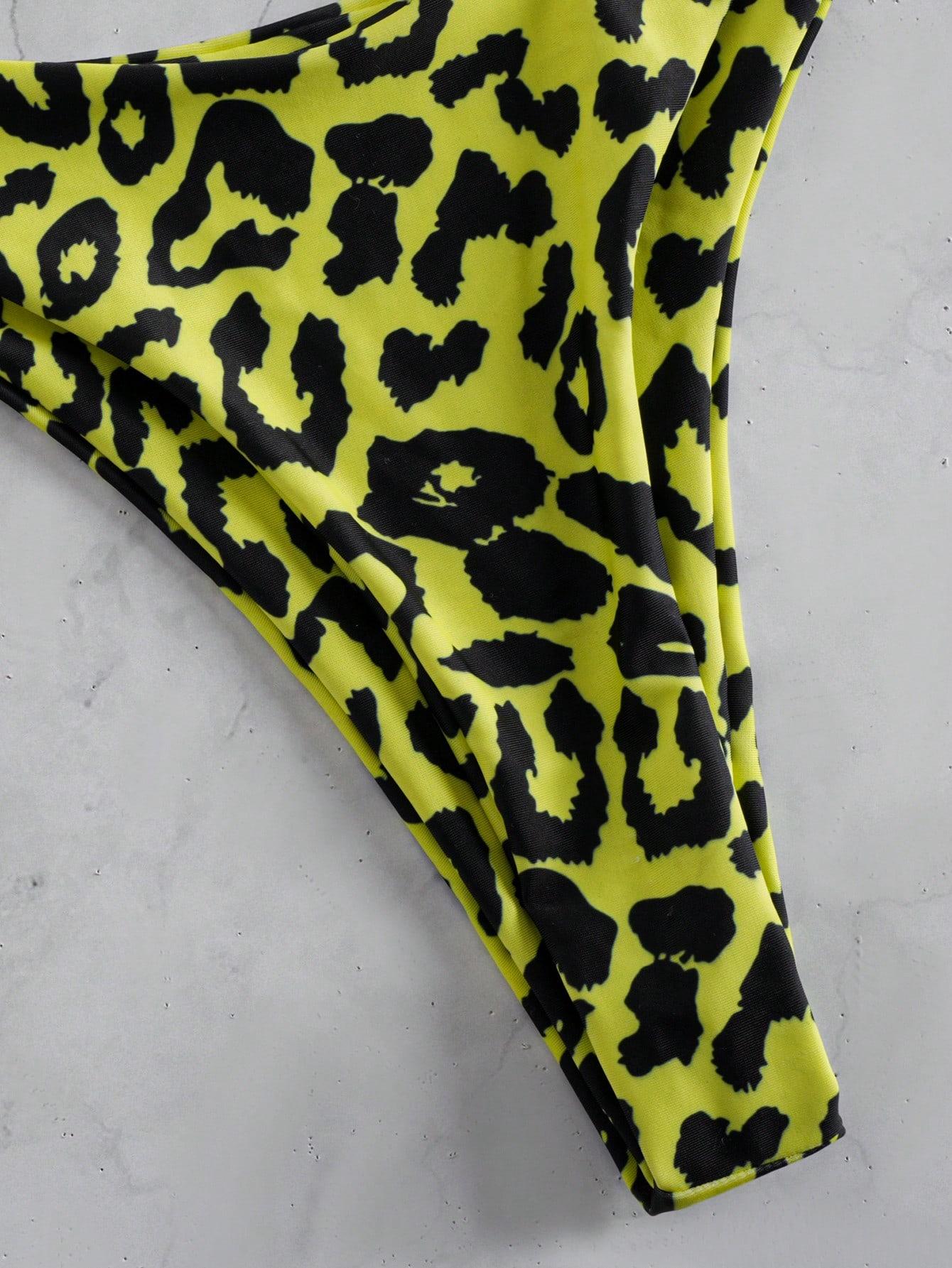 DWUCZĘŚCIOWY STRÓJ KĄPIELOWY ANIMAL PRINT
