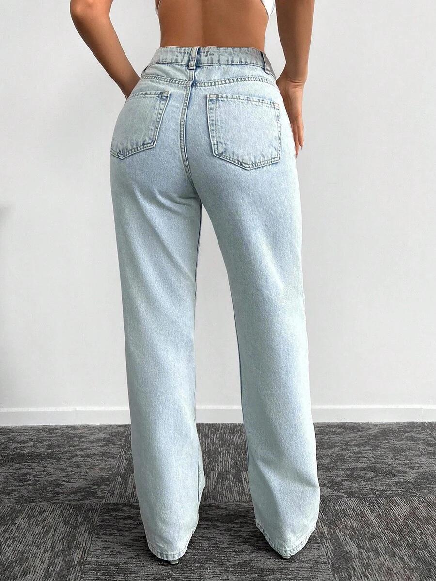 NIEBIESKIE SPODNIE JEANS