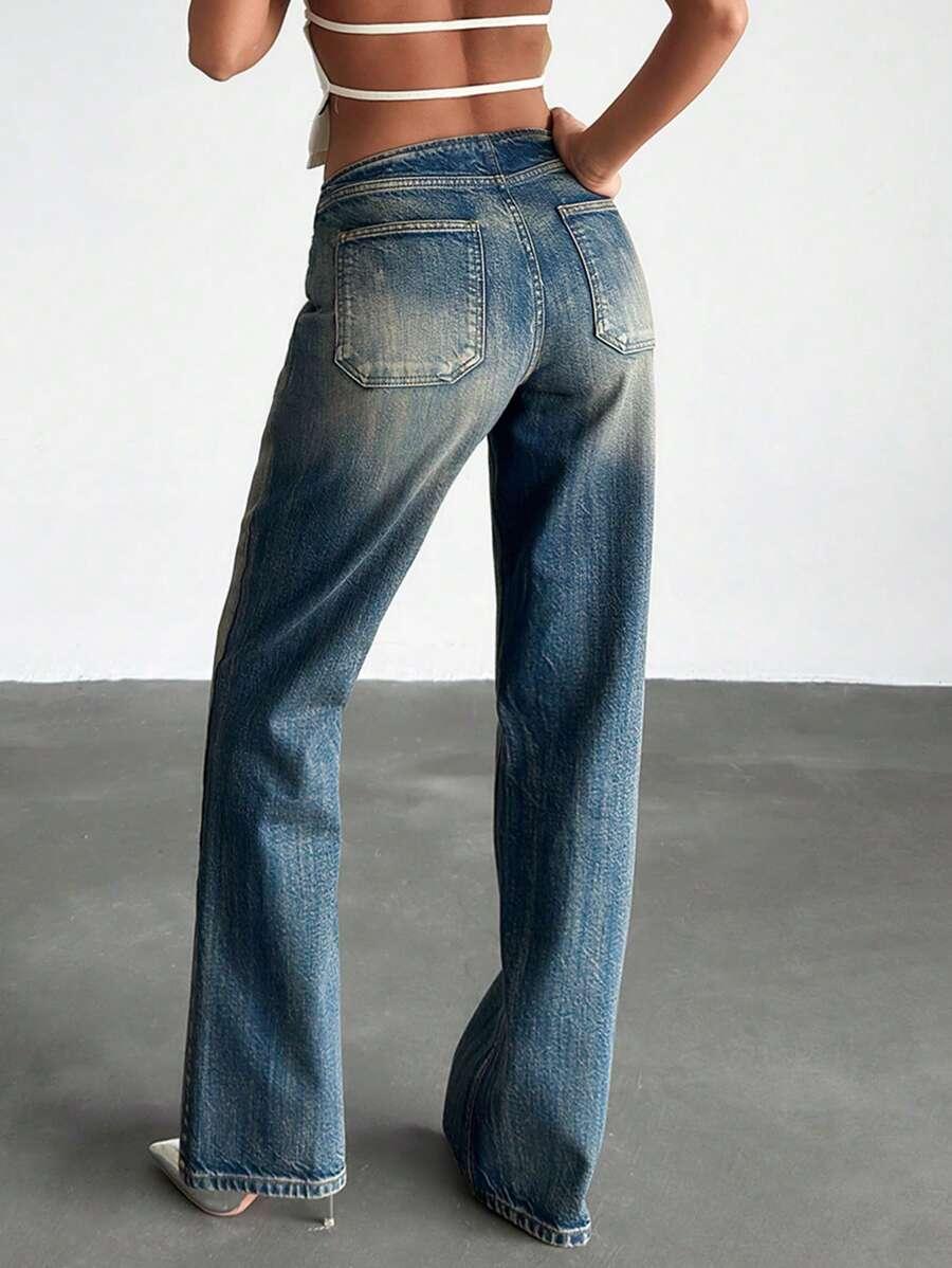 SPODNIE JEANS KIESZENIE 