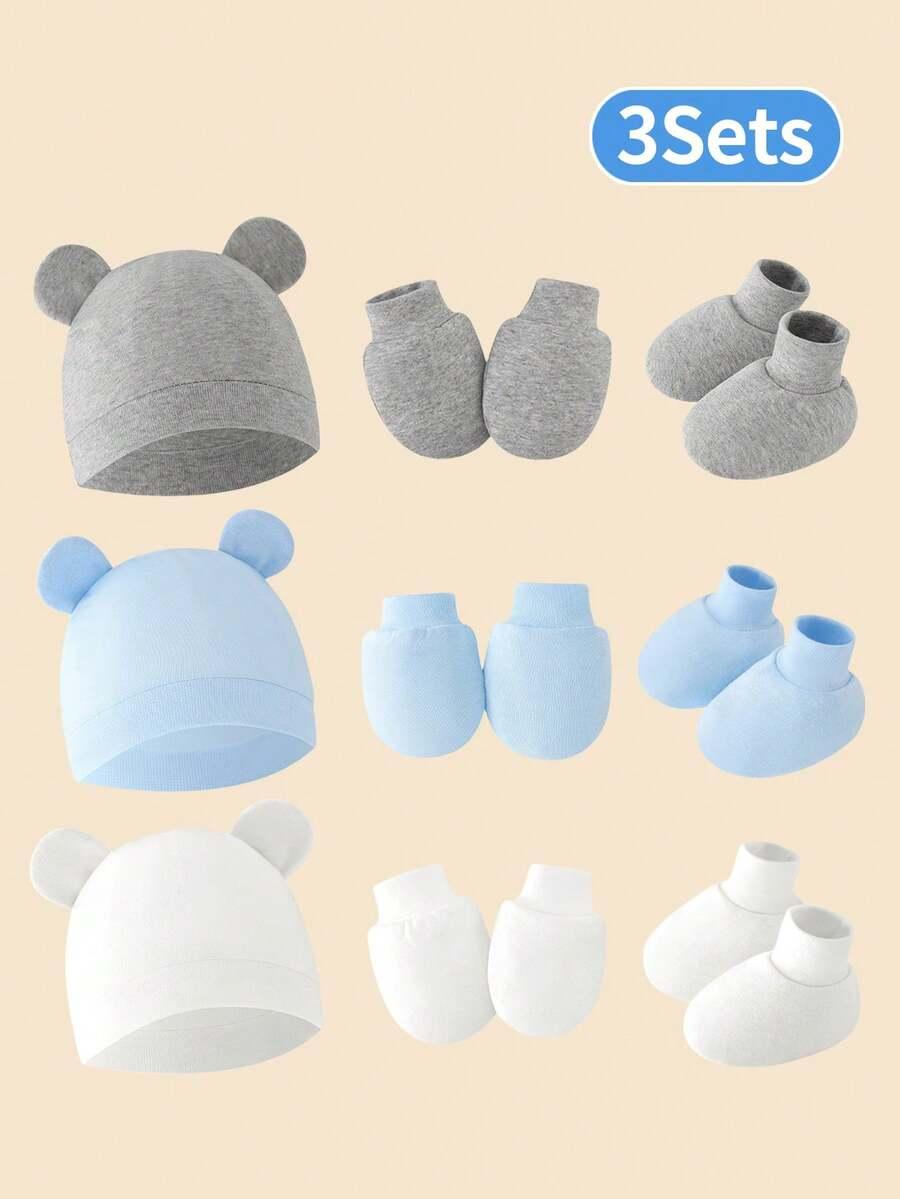 komplet skarpetki czapka rękawiczki 3-pack