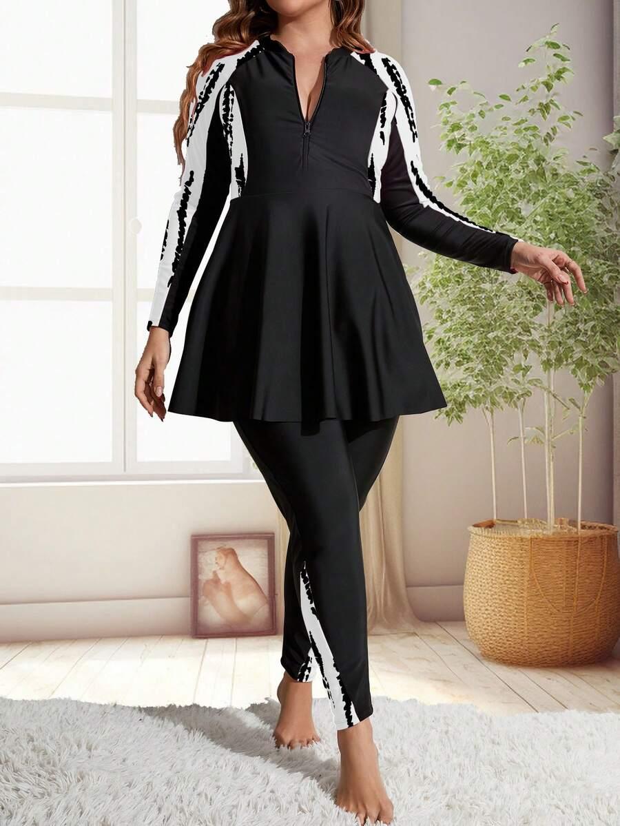 góra od stroju kąpielowego tankini burkini