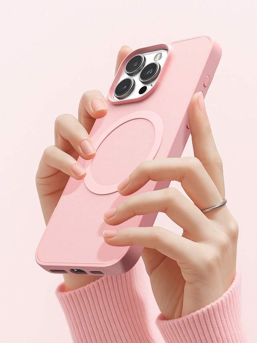 RÓŻOWE ETUI NA TELEFON iPhone 16 plus
