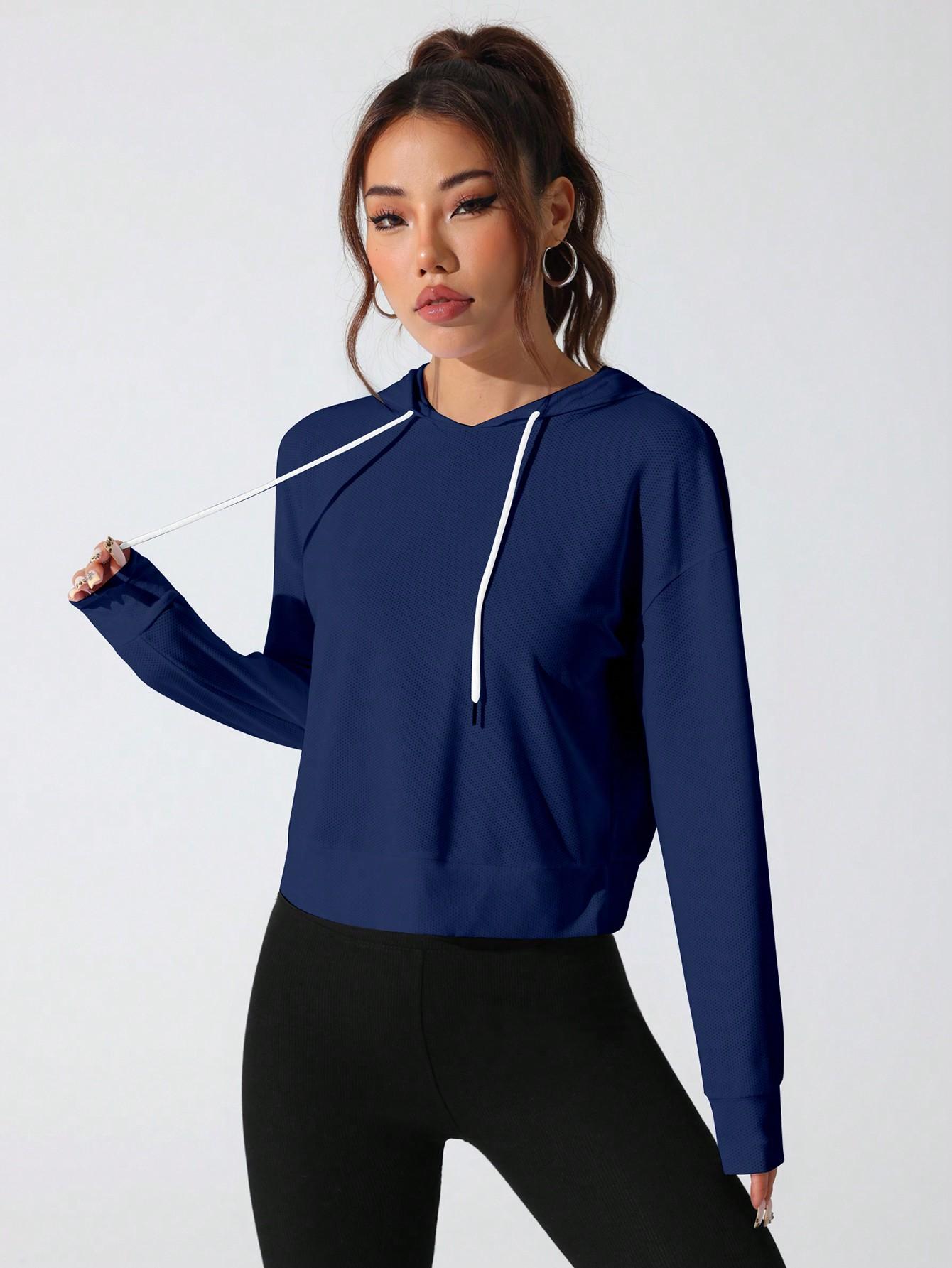 niebieska bluza sportowa