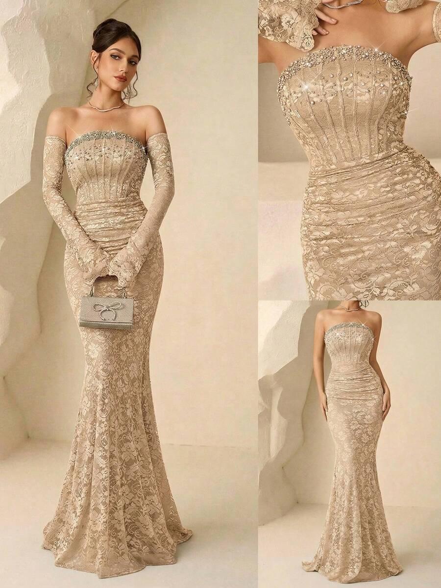 SUKIENKA KORONKOWA MAXI