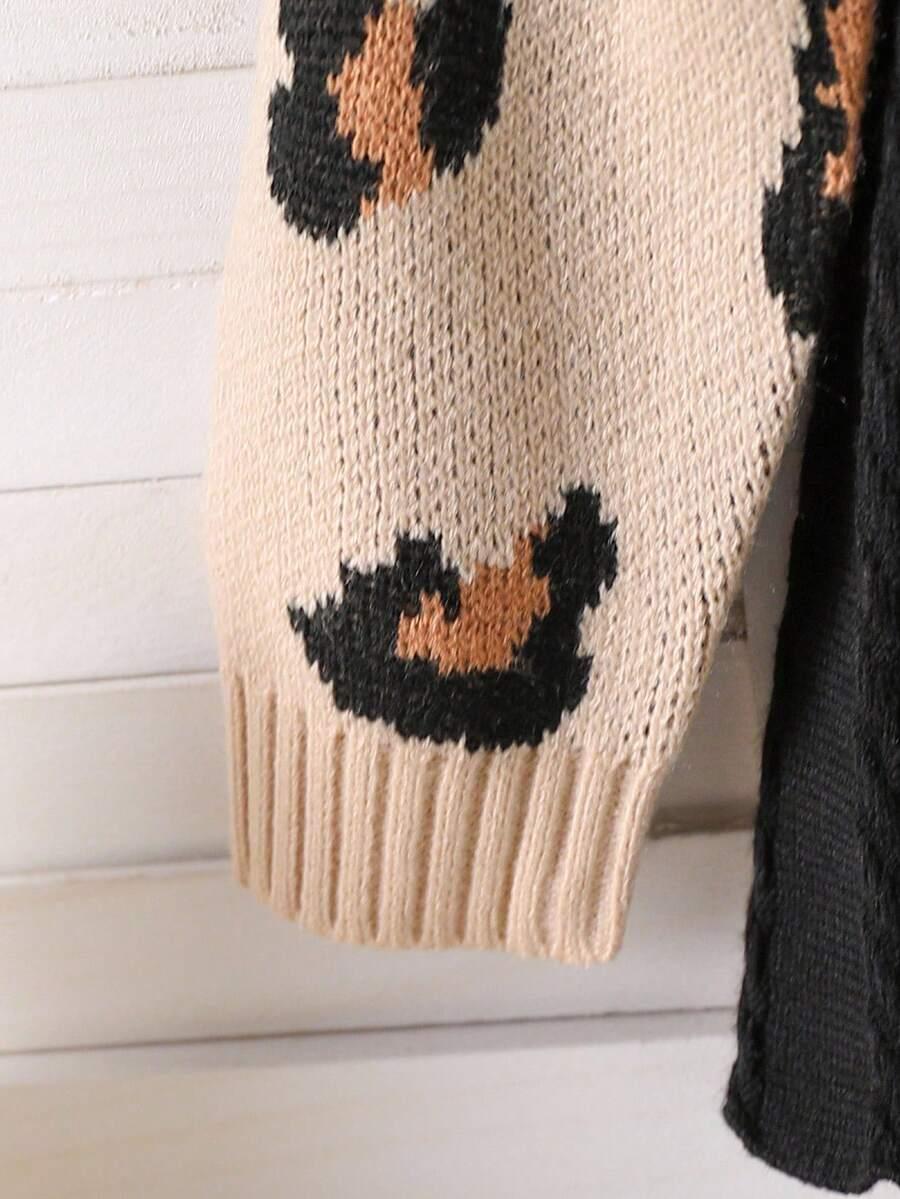 dzianinowy komplet sweter spódnica