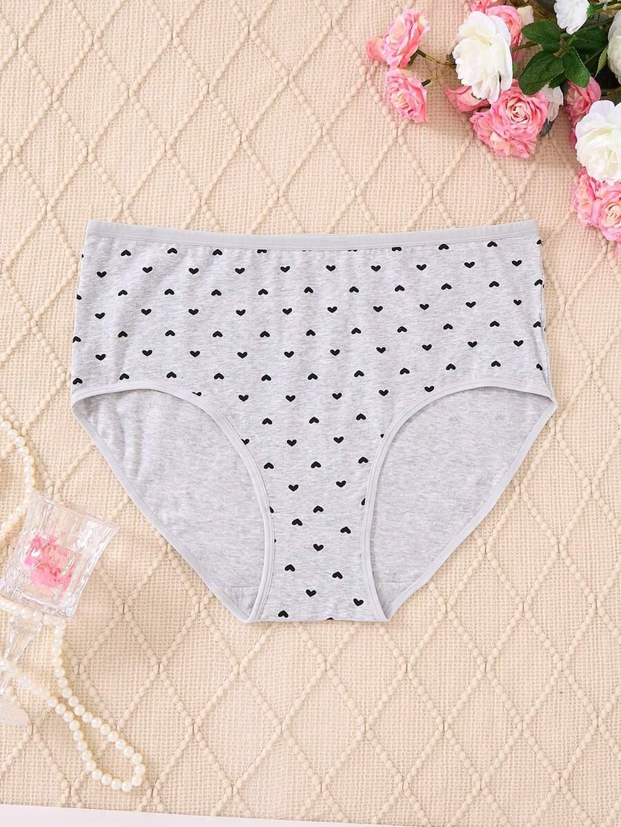 majtki wzór serce 4-pack