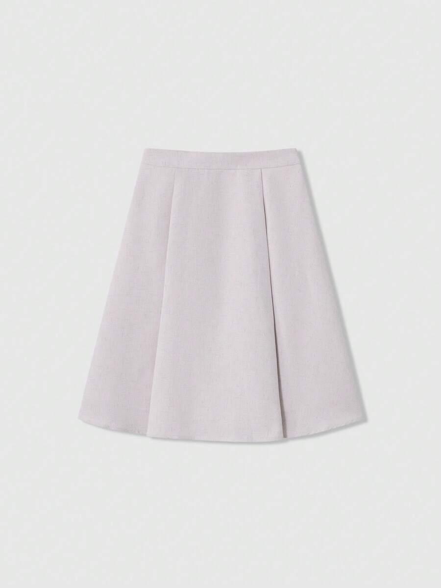szara spódnica mini