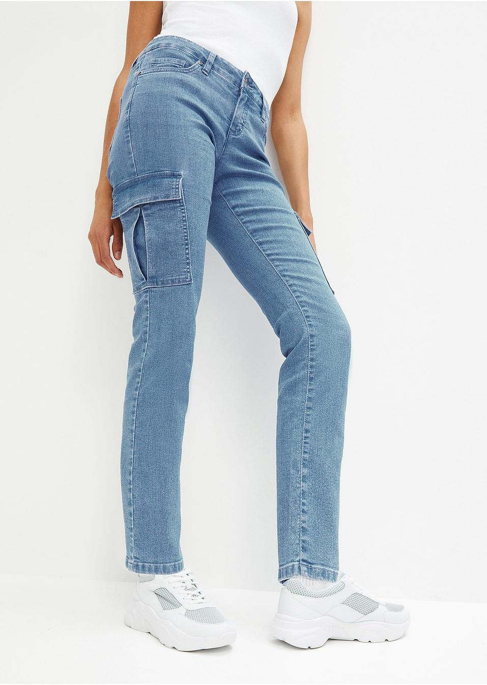 SPODNIE JEANSOWE RURKI