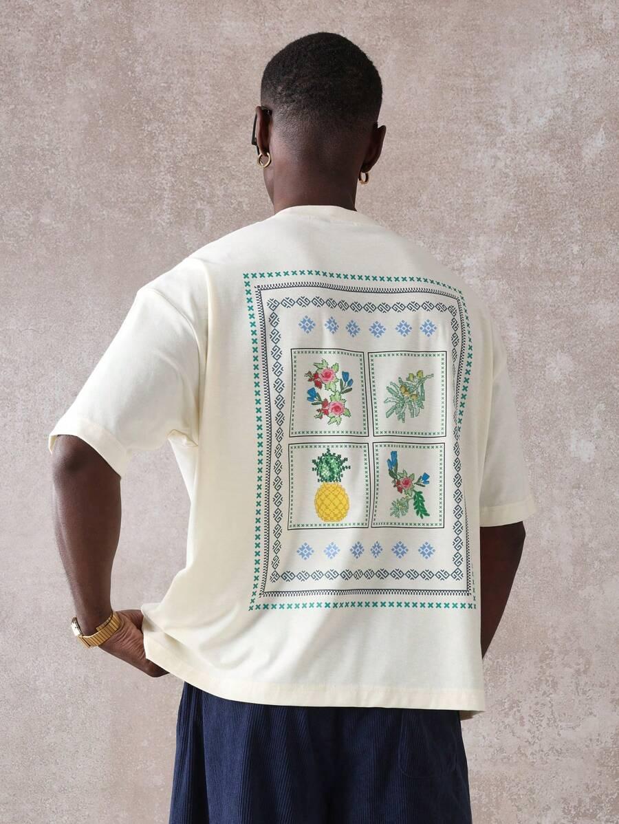 T-SHIRT MĘSKI Z NADRUKIEM